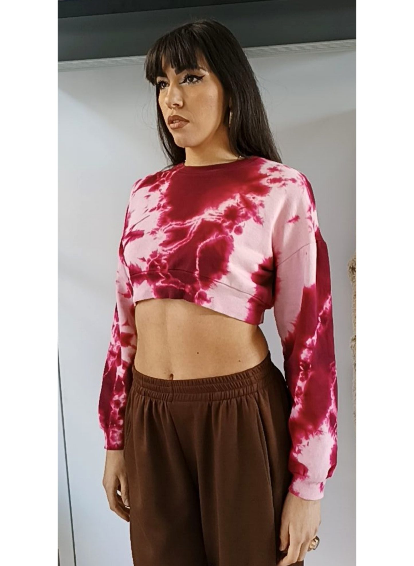 Maglia Crop Tie Dye