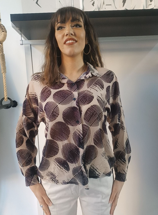 Camicia Macro Pois