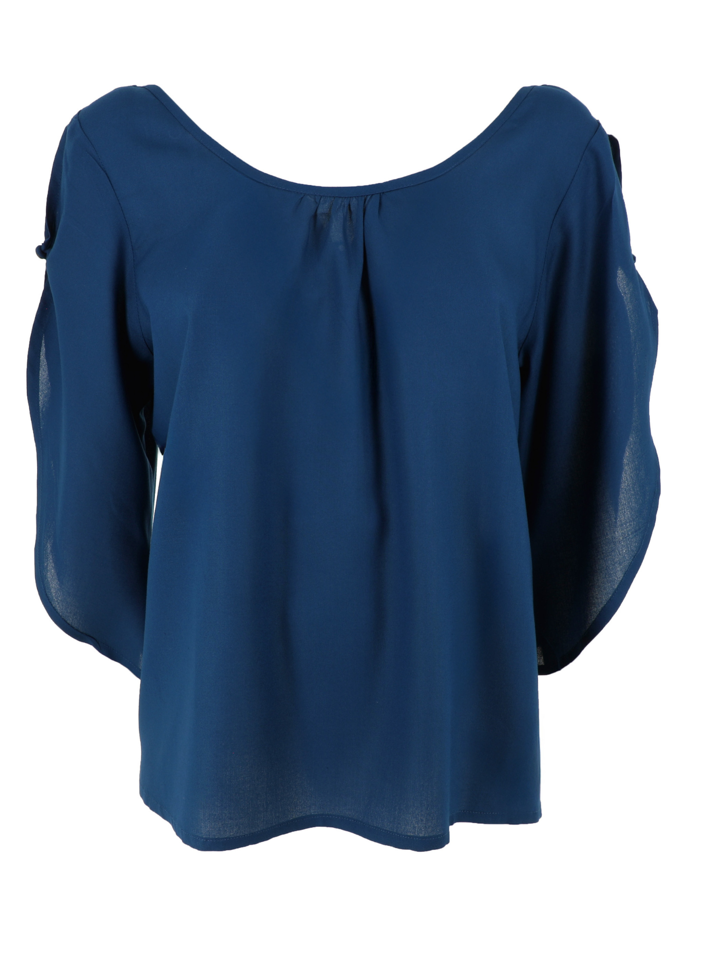Blusa colore ottanio