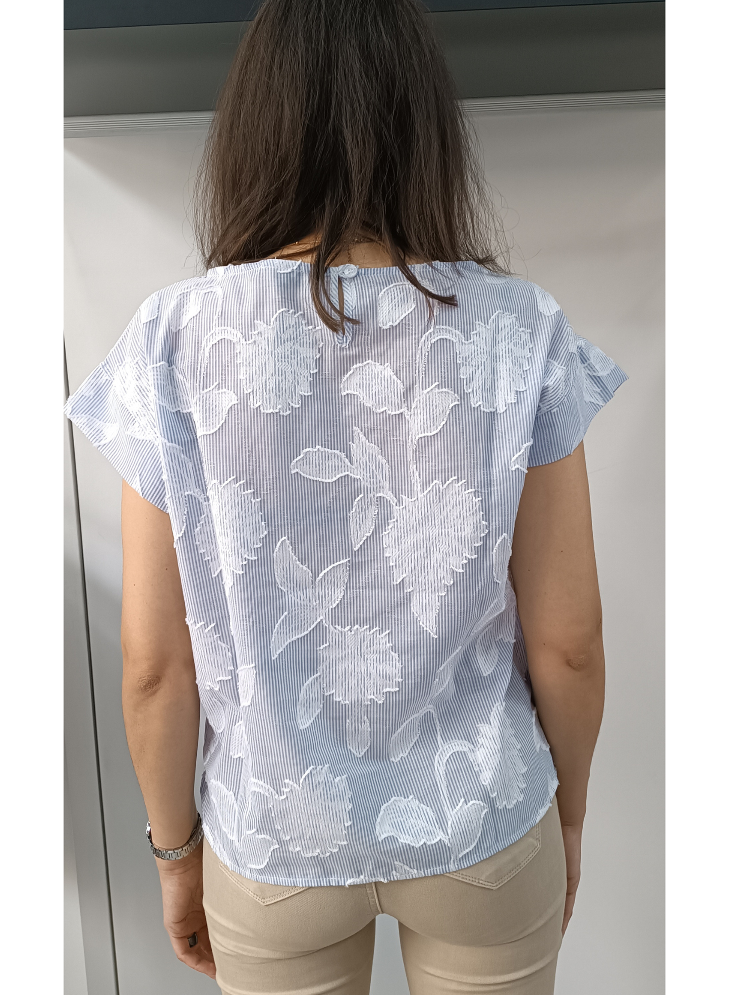 Blusa cotone stampato