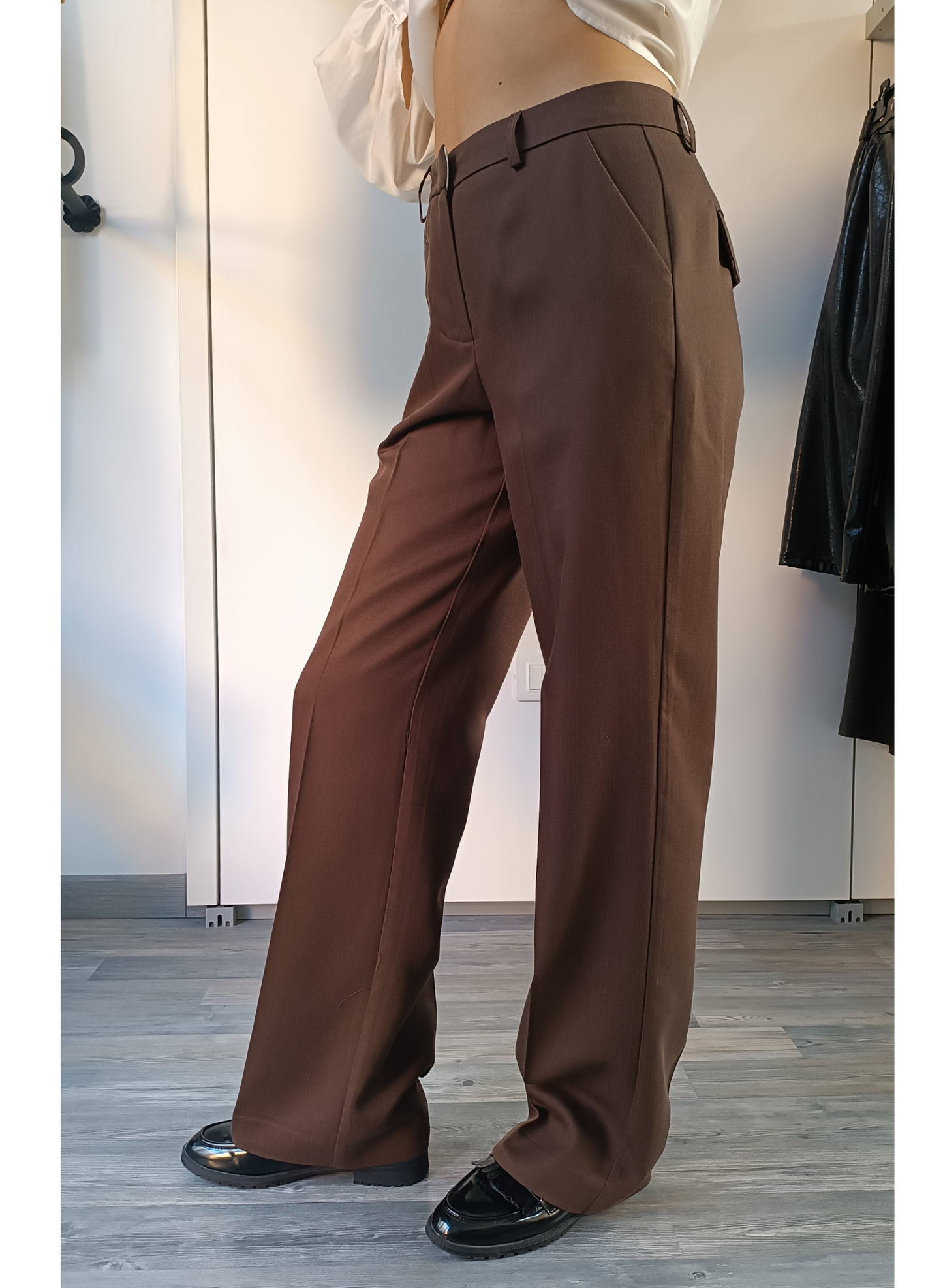 Pantaloni color marrone bruciato
