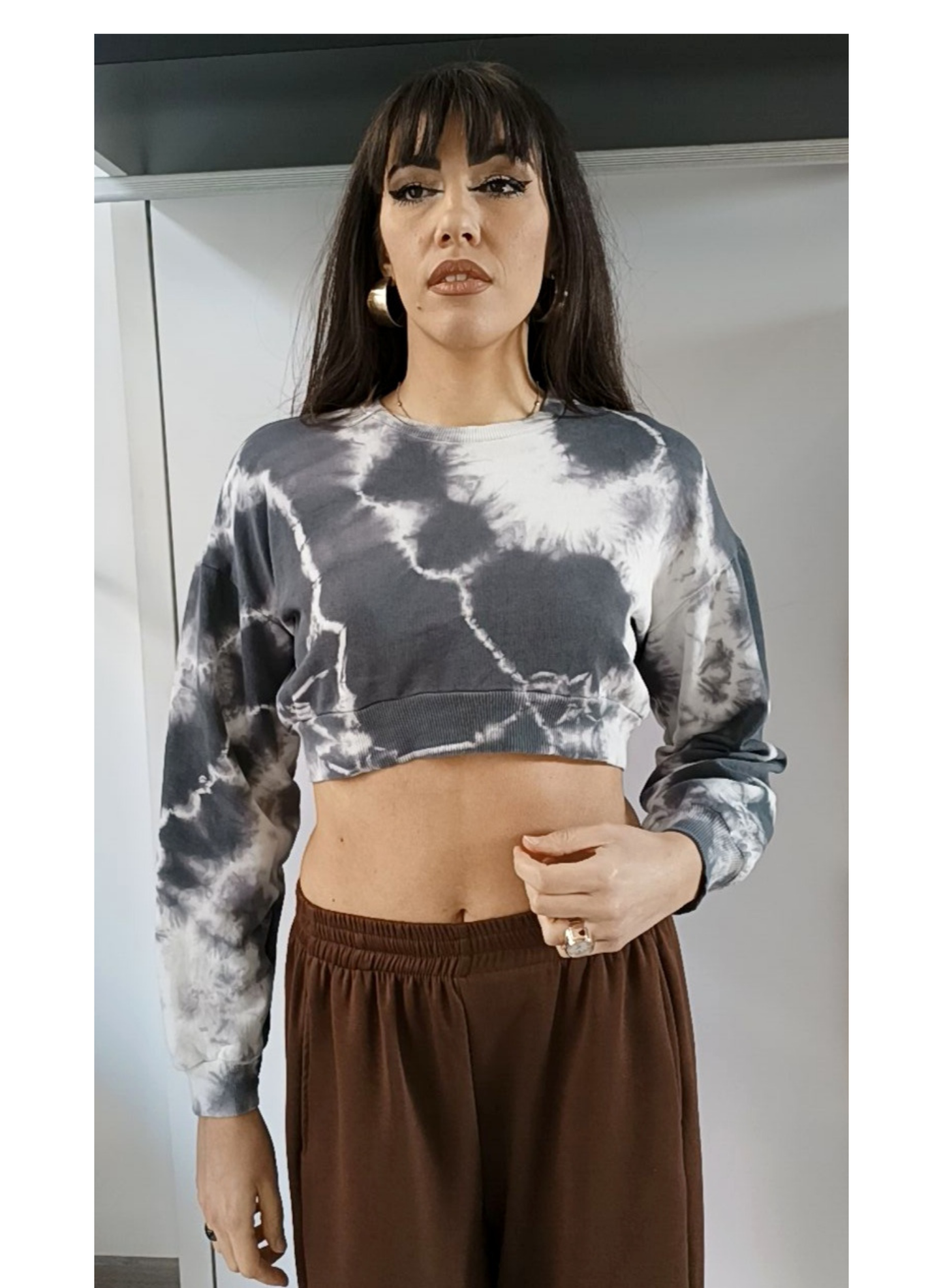 Maglia Crop Tie Dye