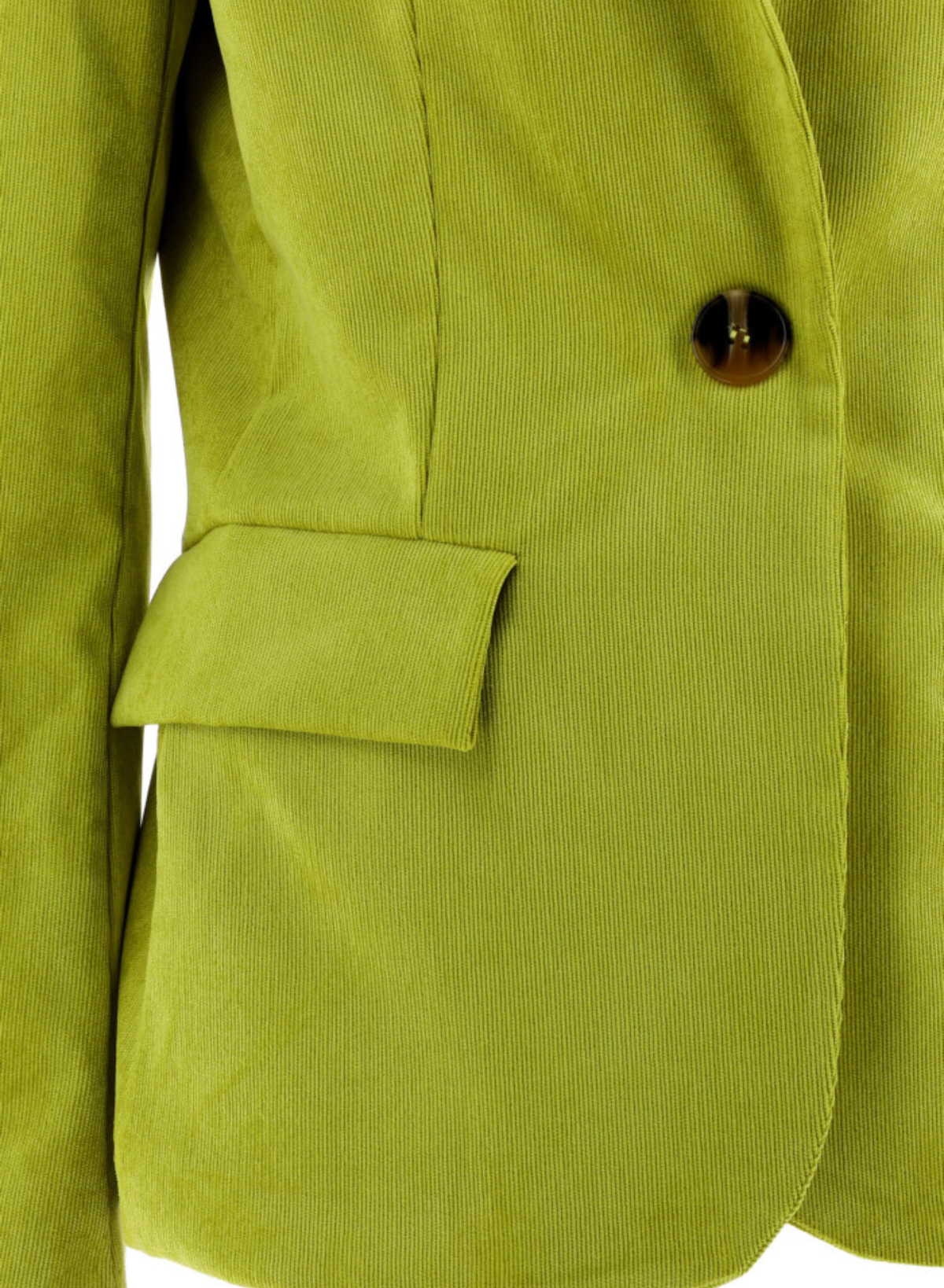 Giacca velluto lime