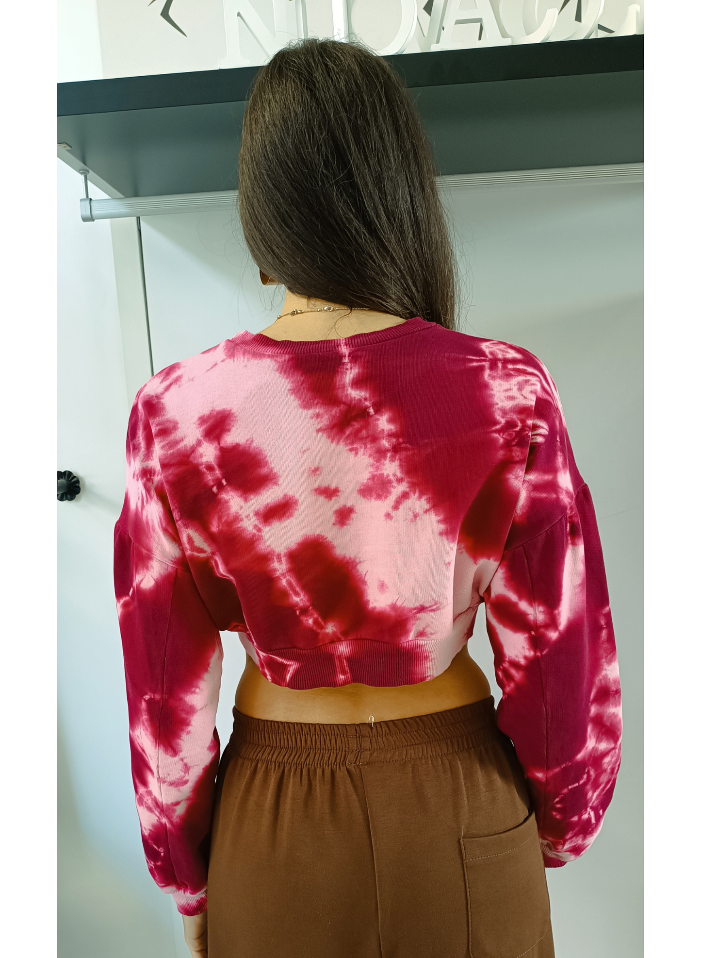 Maglia Crop Tie Dye